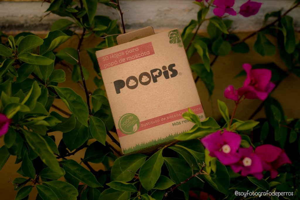 poopis es un sustituto de bolsas plásticas para recoger la popo de perros